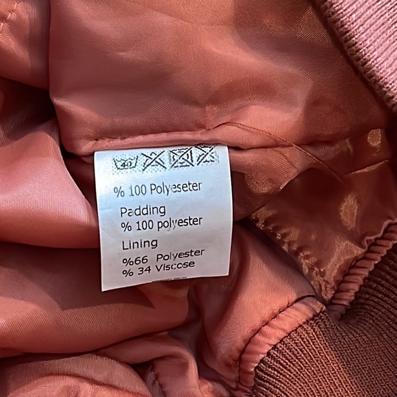 BOOHOO LYDIA SILKY MA1 BOMBER JACKET **NWT** - Picture 12 of 12